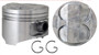 Enginetech P4842(4)STD Cast Standard Piston Set for 2001-2005 Mazda Miata - Set of 4 - OEM-Spec - For Engine Rebuilds - Bore-Matched