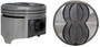 Enginetech P3072(8)030 Cast .030" Oversized Piston Set for 1967-1978 Pontiac Bonneville Catalina Executive Firebird Grand Am - Set of 8
