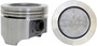 Enginetech P1531(8)040 Cast .040" Oversized Piston Set for 1968-1980 Buick Oldsmobile Cadillac Century Electra Estate Wagon - Set of 8