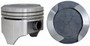 Enginetech P1538(8)060 Cast .060" Oversized Piston Set for 1971-1982 Ford Lincoln Mercury Bronco Country Squire Custom Custom 500 - Set of 8
