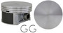 Enginetech P5081(8).50 Hypereutectic .50mm Oversized Piston Set for 2004-2005 Cadillac CTS - Set of 8 - OEM-Spec - For Engine Rebuilds