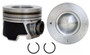 Enginetech P5075(8).50 Cast .50mm Oversized Piston Set for 2006-2010 Chevy GMC Hummer C4500 Kodiak C5500 Kodiak Express 2500 - Set of 8