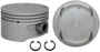 Enginetech P4002(6).50 Cast .50mm Oversized Piston Set for 2002-2006 Hyundai Kia Santa Fe XG350 Amanti Sedona Sorento - Set of 6