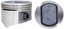 Enginetech P6010(8)040 Cast .040" Oversized Piston Set for 1970-1973 Cadillac Eldorado - Set of 8 - OEM-Spec - For Engine Rebuilds