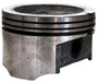 Enginetech P1580(6)030 Hypereutectic .030" Oversized Piston Set for 1989-1993 Buick Oldsmobile Pontiac Century Skylark Achieva - Set of 6