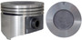Enginetech P6011(8)030 Cast .030" Oversized Piston Set for 1974-1976 Cadillac Calais Commercial Chassis DeVille Eldorado - Set of 8