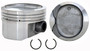 Enginetech P4756(4)STD Cast Standard Piston Set for 1998-1999 Chevy Toyota Prizm Corolla - Set of 4 - OEM-Spec - For Engine Rebuilds