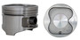 Enginetech P4300(4).50 Cast .50mm Oversized Piston Set for 1988-1993 Toyota Geo Prizm Celica Corolla - Set of 4 - OEM-Spec