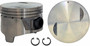 Enginetech P4603(6)STD Cast Standard Piston Set for 1987-1995 Nissan INFINITI 200SX Maxima Pathfinder M30 D21 - Set of 6