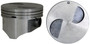 Enginetech P3096(4)STD Hypereutectic Standard Piston Set for 1995-1997 Ford Ranger - Set of 4 - OEM-Spec - For Engine Rebuilds