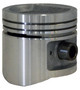 Enginetech P1517(1)060 Cast .060" Oversized Piston for 1963-1989 Chevy GMC C10 Suburban Blazer C10 Pickup C10 Suburban - Single