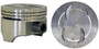 Enginetech P1502(8)040 Cast .040" Oversized Piston Set for 1963-1976 Ford Mercury Bronco Country Sedan Country Squire Custom - Set of 8