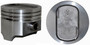 Enginetech P3023(8)040 Cast .040" Oversized Piston Set for 1977-1993 Ford Lincoln Mercury F-150 F-250 F-350 Bronco Custom 500 - Set of 8
