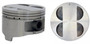 Enginetech P4686(6)STD Cast Standard Piston Set for 1992-1997 Honda Acura Isuzu SLX Passport Rodeo Trooper - Set of 6 - OEM-Spec