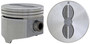 Enginetech P5049(8)040 Cast .040" Oversized Piston Set for 1959-1966 Pontiac Grand Prix Bonneville Catalina GTO Star Chief - Set of 8