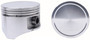 Enginetech P4676(4)100 Cast 1.00mm Oversized Piston Set for 1990-1997 Nissan D21 Pickup - Set of 4 - OEM-Spec - For Engine Rebuilds