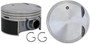 Enginetech P5035(4).75 Hypereutectic .75mm Oversized Piston Set for 1999-2002 Saturn SC2 SL2 SW2 - Set of 4 - OEM-Spec - For Engine Rebuilds