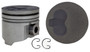 Enginetech P3054(8)STD Cast Standard Piston Set for 1992-2004 Chevy GMC Hummer B7 C1500 C1500 Suburban C2500 C2500 Suburban - Set of 8