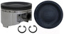 Enginetech P4847(6)STD Hypereutectic Standard Piston Set for 2001-2004 Mitsubishi Diamante Montero Montero Sport - Set of 6