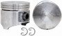 Enginetech K3004(6)P030 Cast .030" Oversized Piston & Ring Kit for 1987-2003 Dodge B150 B1500 B250 B2500 D100 - Set of 6