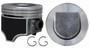 Enginetech P3087(8)040 Hypereutectic .040" Oversized Piston Set for 1985-1990 Chevy Buick Oldsmobile Pontiac Electra LeSabre - Set of 8