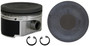 Enginetech P4011(4).50 Cast .50mm Oversized Piston Set for 2000-2006 VW Audi Passat Beetle A4 A4 Quattro TT TT Quattro - Set of 4
