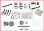 Enginetech MKC173AP Master Engine Rebuild Kit for 1981-1985 Chevy 173 2.8L V6 1.5 Over Bore (3.505")