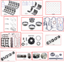 Enginetech MKCR3.8EP Master Engine Rebuild Kit for 2006-2007 Dodge 3.8L V6 Standard Bore (3.780")