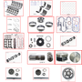 Enginetech MKCR3.8DP Master Engine Rebuild Kit for 2004-2005 Chrysler 3.8L V6 .020" Over Bore (3.800")