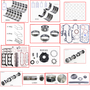 Enginetech MKCR3.8FP Master Engine Rebuild Kit for 2007-2007 Chrysler 3.8L V6 .020" Over Bore (3.800")