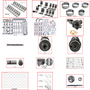 Enginetech MKCR340A Master Engine Rebuild Kit for 1968-1971 Plymouth 5.6L V8 .030" Over Bore (4.070")
