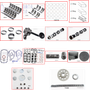 Enginetech MKF183FP Master Engine Rebuild Kit for 1999-1999 Ford 183 3.0L V6 .030" Over Bore (3.535")