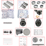 Enginetech MKCR360E Master Engine Rebuild Kit for 1974-1976 Plymouth 5.9L V8 .020" Over Bore (4.020")