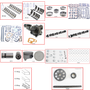 Enginetech MKCR360F Master Engine Rebuild Kit for 1980-1980 Dodge 5.9L V8 .040" Over Bore (4.040")