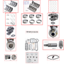 Enginetech MKF140QP Master Engine Rebuild Kit for 1992-1993 Ford 140 2.3L 4-Cyl .040" Over Bore (3.820")
