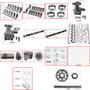 Enginetech MKF200A Master Engine Rebuild Kit for 1965-1972 Ford 200 3.3L V6 .030" Over Bore (3.710")