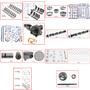 Enginetech MKCR360B Master Engine Rebuild Kit for 1980-1988 Dodge 5.9L V8 Standard Bore (4.000")
