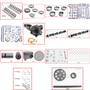 Enginetech MKCR360C Master Engine Rebuild Kit for 1971-1973 Plymouth 5.9L V8 .030" Over Bore (4.030")