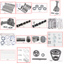 Enginetech MKF351WB Master Engine Rebuild Kit for 1972-1976 Ford 351 5.8L V8 .030" Over Bore (4.030")