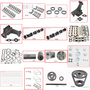 Enginetech MKF302G Master Engine Rebuild Kit for 1985-1986 Ford 302 5.0L V8 .040" Over Bore (4.040")