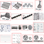 Enginetech MKF351WA Master Engine Rebuild Kit for 1969-1972 Ford 351 5.8L V8 .020" Over Bore (4.020")