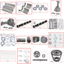 Enginetech MKF351WC Master Engine Rebuild Kit for 1977-1983 Ford 351 5.8L V8 .060" Over Bore (4.060")