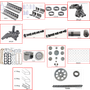 Enginetech MKO350C Master Engine Rebuild Kit for 1978-1980 Oldsmobile 350 5.7L V8 .030" Over Bore (4.085")