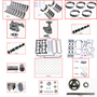 Enginetech MKF429AP Master Engine Rebuild Kit for 1968-1973 Ford 429 7.0L V8 .030" Over Bore (4.390")