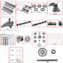 Enginetech MKO350C Master Engine Rebuild Kit for 1978-1980 Oldsmobile 350 5.7L V8 .040" Over Bore (4.095")