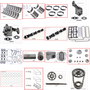 Enginetech MKF460A Master Engine Rebuild Kit for 1979-1985 Ford 460 7.5L V8 .040" Over Bore (4.400")