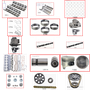 Enginetech MKJ242AP Master Engine Rebuild Kit for 1991-1991 Jeep 242 4.0L V6 .040" Over Bore (3.915")