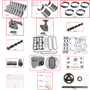 Enginetech MKF460H Master Engine Rebuild Kit for 1968-1971 Lincoln 460 7.5L V8 .030" Over Bore (4.390")