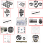 Enginetech MKJ242B Master Engine Rebuild Kit for 1992-1993 Jeep 242 4.0L V6 .030" Over Bore (3.905")