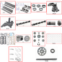 Enginetech MKO350 Master Engine Rebuild Kit for 1974-1976 Oldsmobile 350 5.7L V8 .030" Over Bore (4.085")